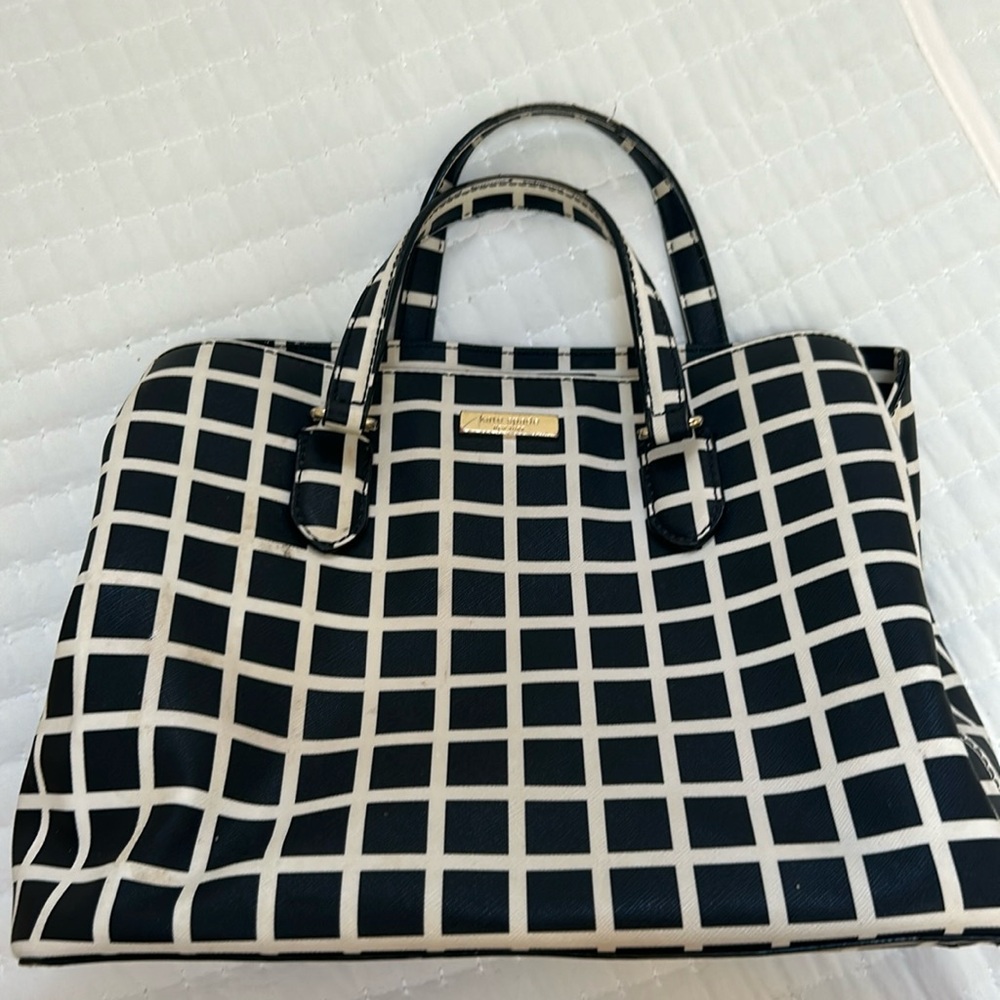 Kate spade checked bag